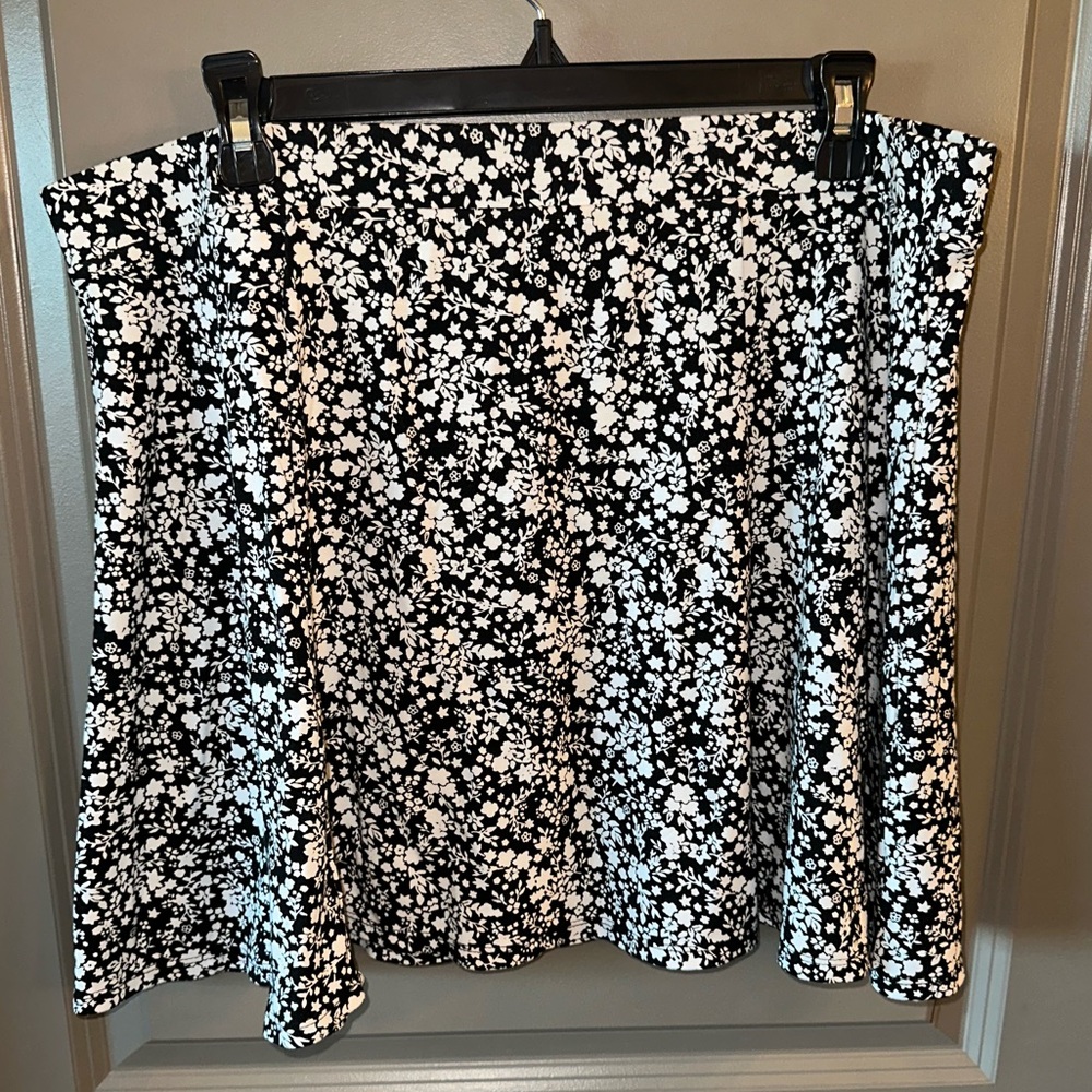 Floral skater skirt